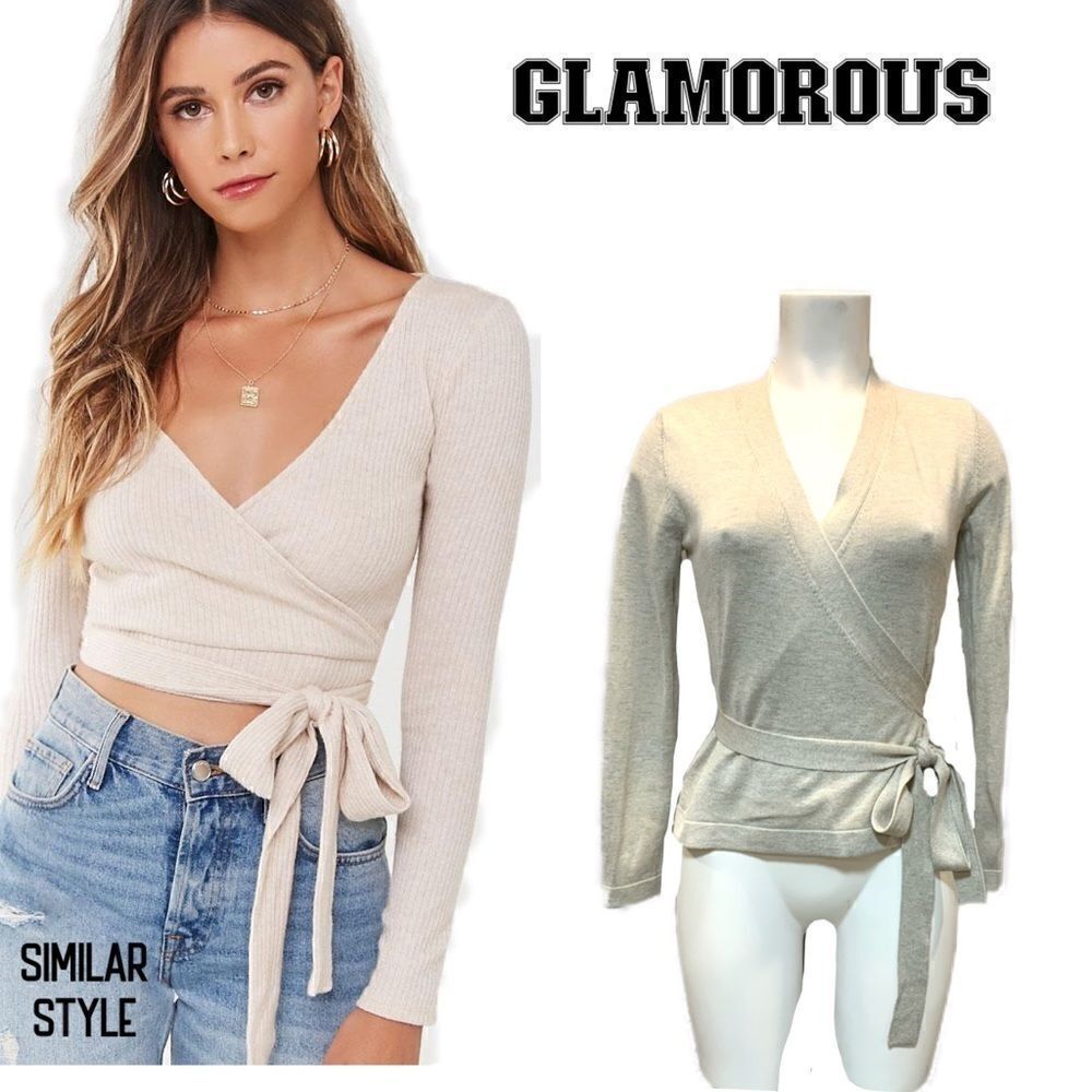 NWT Nordstrom’s glamorous long sleeve wr…